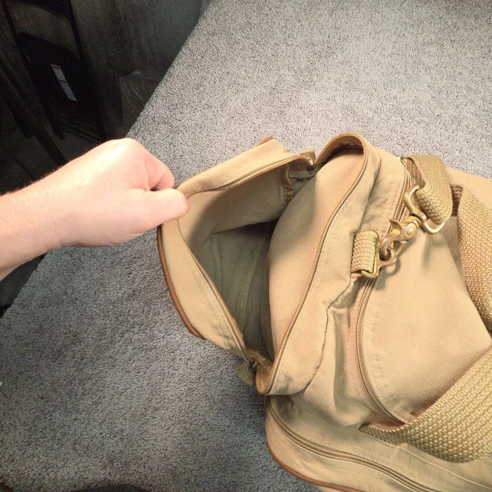Vintage Ford Eddie Bauer Canvas Duffle Bag 21
